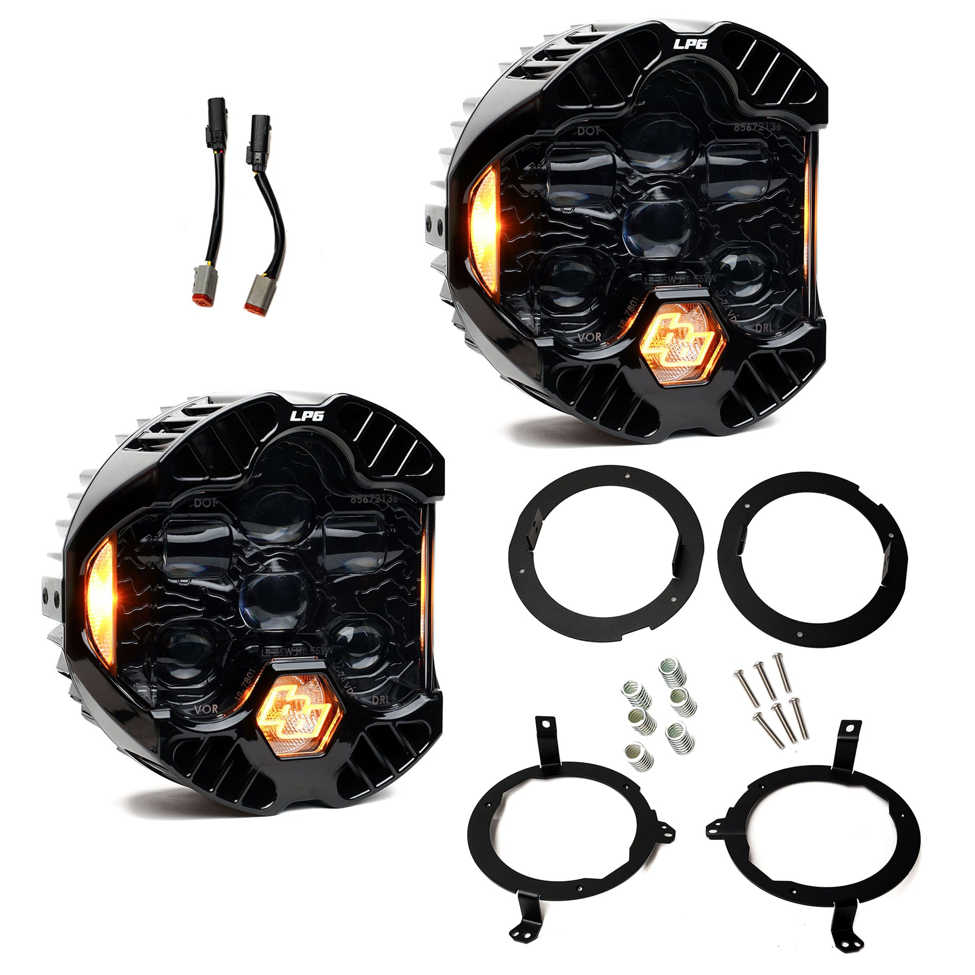 DOT LP6 Headlight Kit DRL - 2018-2025 Jeep JL/JT