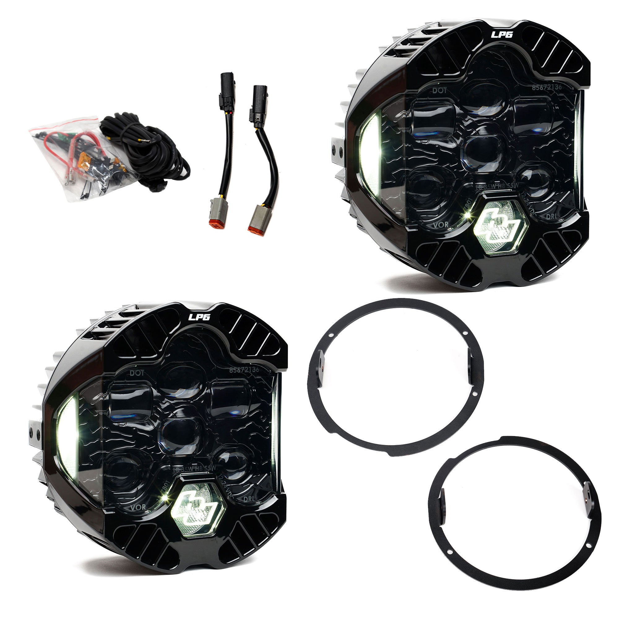 DOT LP6 Headlight Kit - 2007-2018 Jeep JK