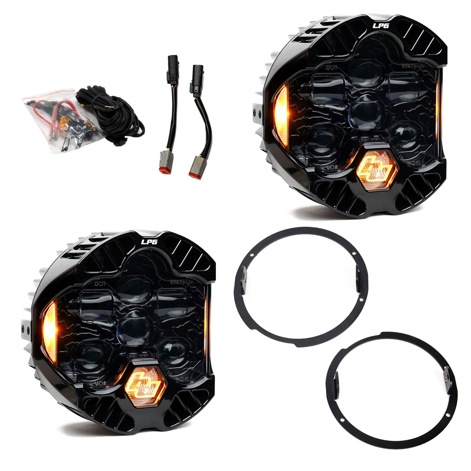 DOT LP6 Headlight Kit - 2007-2018 Jeep JK