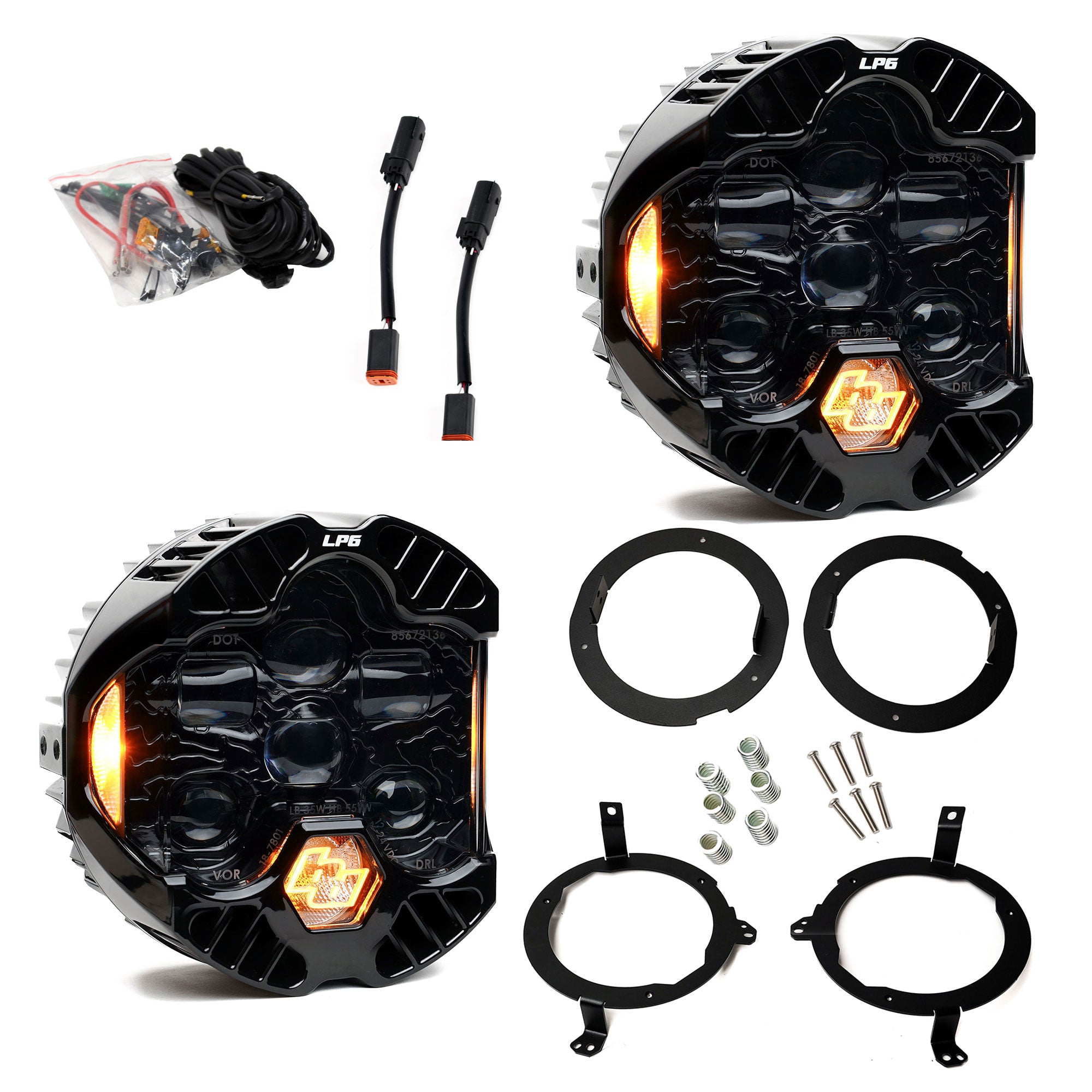 DOT LP6 Headlight Kit DRL - 2018-2025 Jeep JL/JT