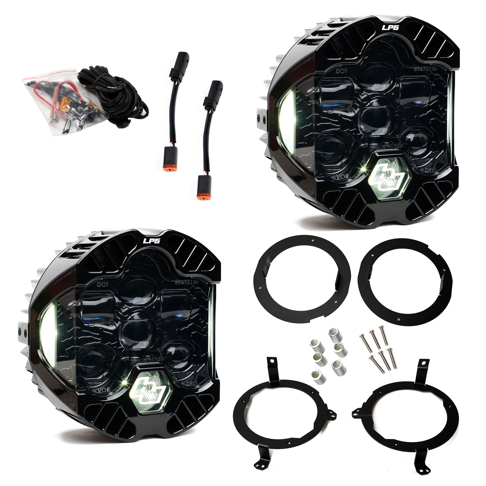 DOT LP6 Headlight Kit DRL - 2018-2025 Jeep JL/JT