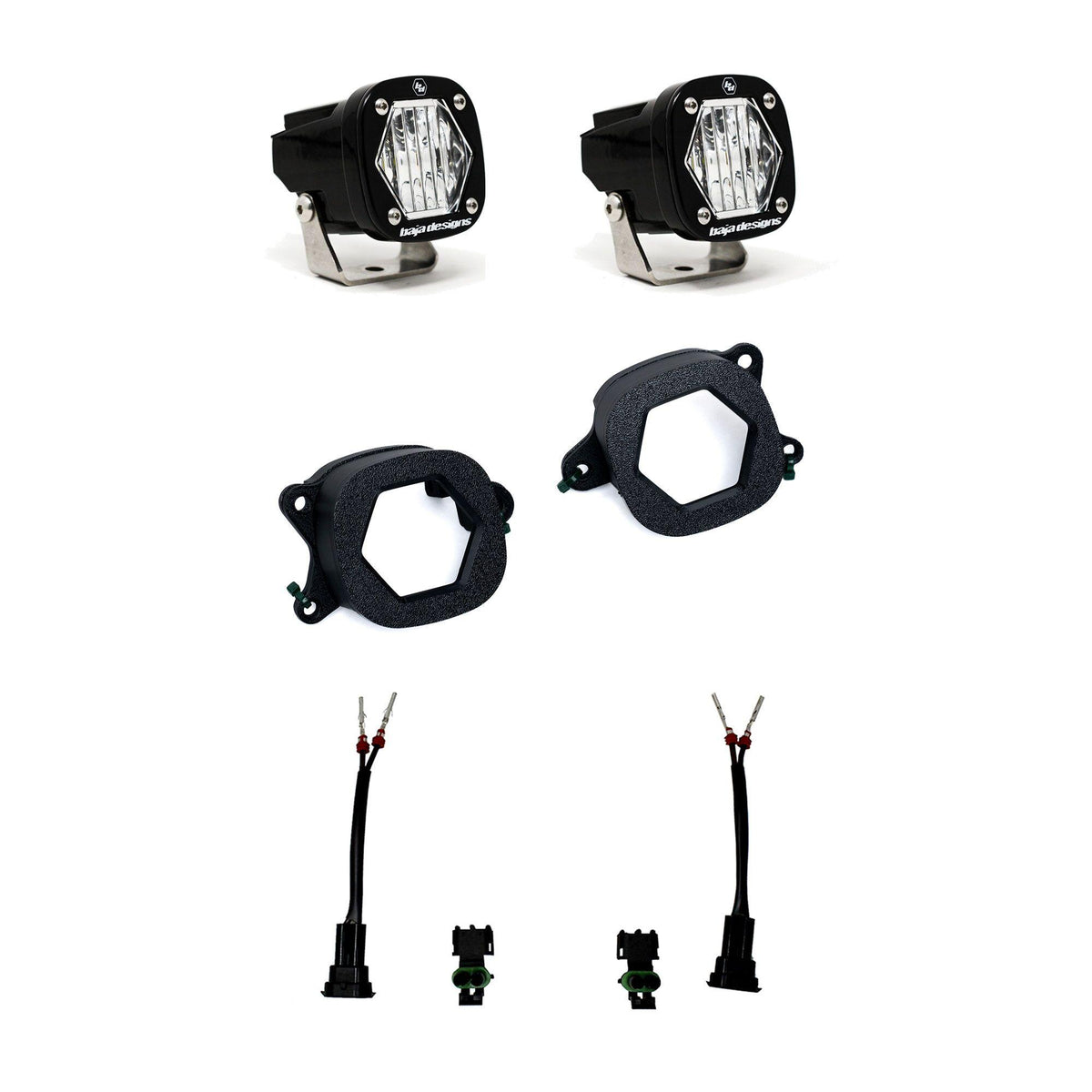 S1 Fog Pocket Light Kit Ford Ranger Raptor 2024-2026 (Wide Cornering Clear)