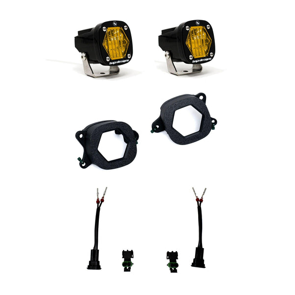 S1 Fog Pocket Light Kit Ford Ranger Raptor 2024-2026 (Wide Cornering Baja Amber)