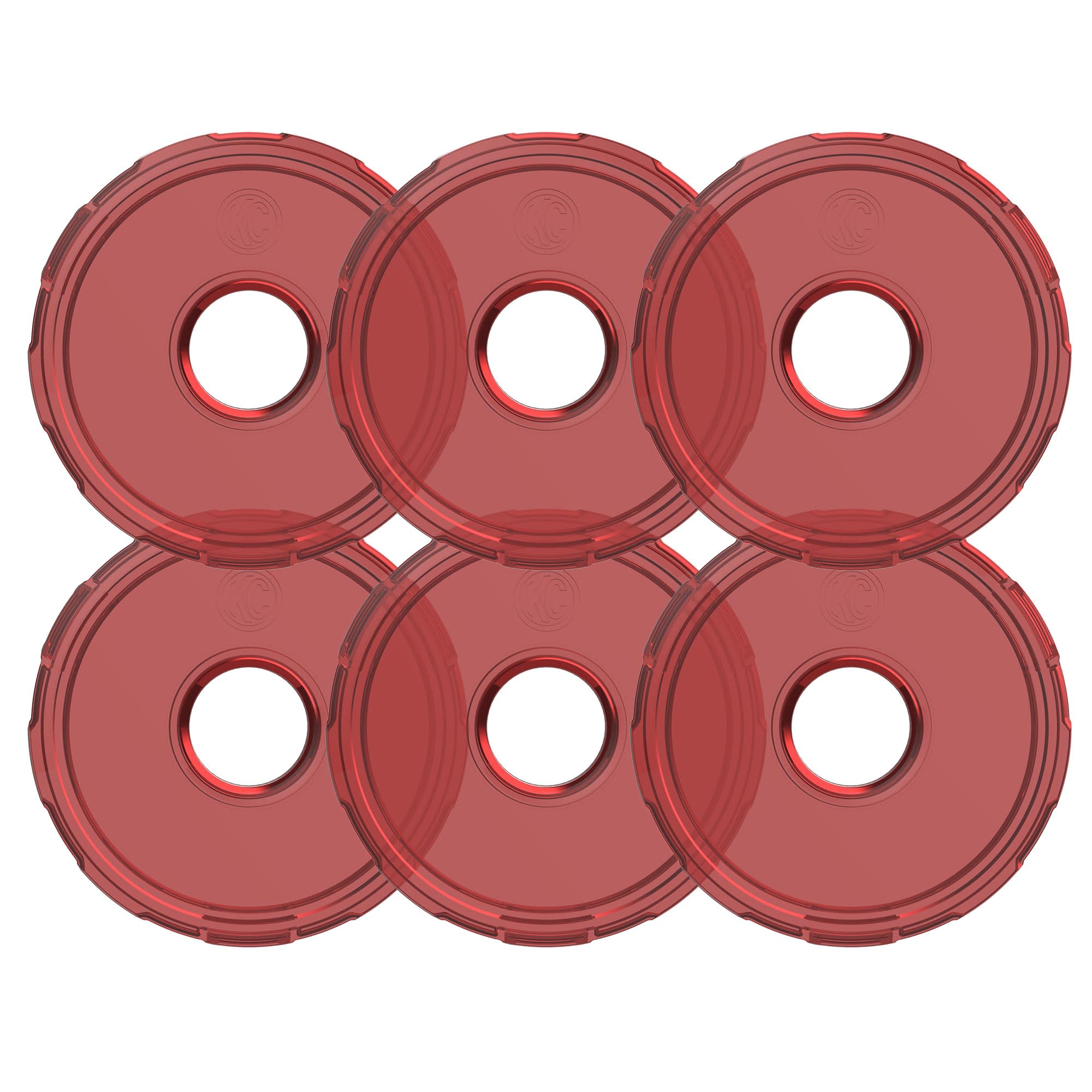 Cyclone 2.0 Replacement Lens Red 6 Pack KC HiLiTES