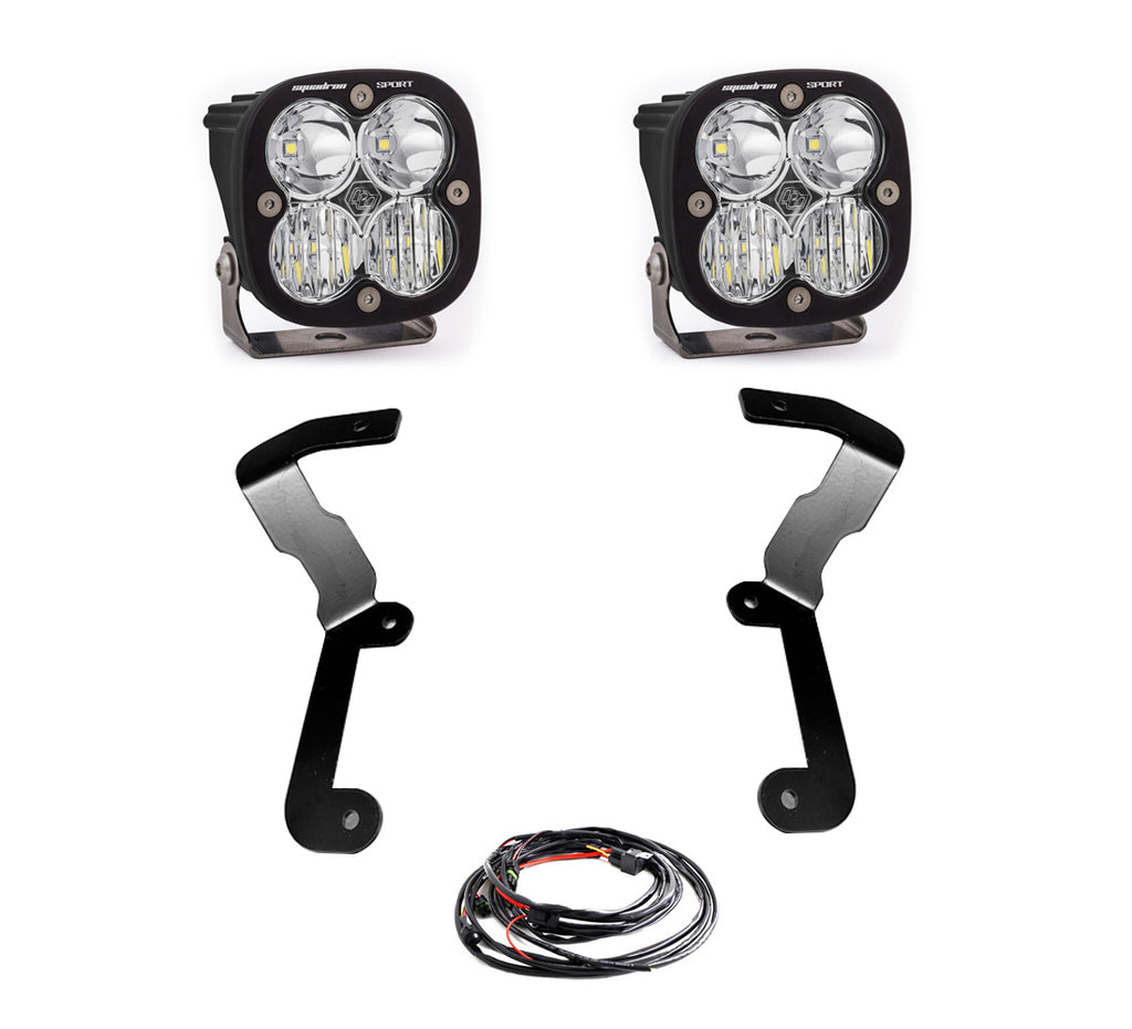Sierra 1500 19+ Squadron Sport A Pillar Light Kit