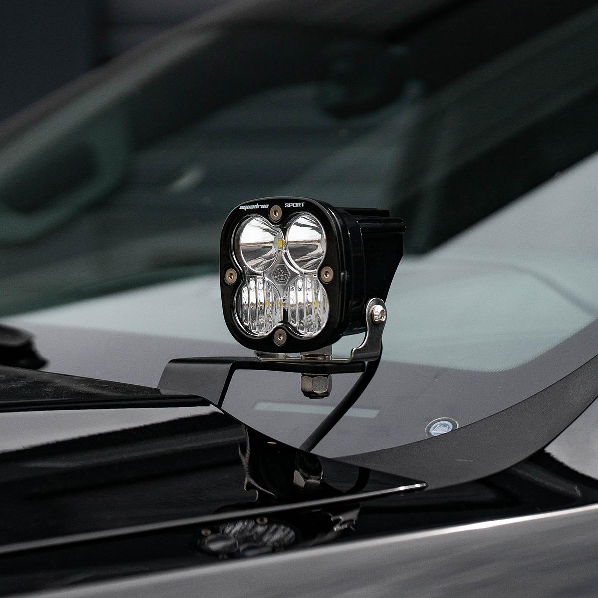 Sierra 1500 19+ Squadron Sport A Pillar Light Kit