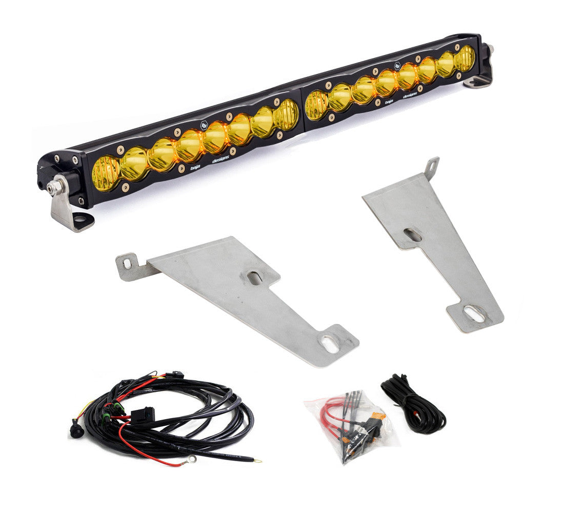 2022+ Toyota Tundra 20 Inch S8 Bumper Light Bar Kit, Baja Amber