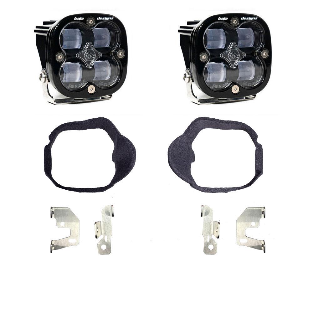 Mercedes Squadron SAE Fog Pocket Light Kit For Mercedes 2014-2018 Sprinter Van (Clear)