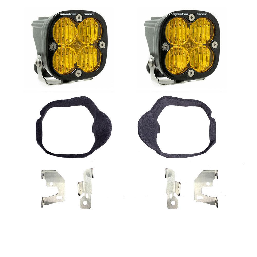 Mercedes Squadron Sport Fog Pocket Light Kit For Mercedes 2014-2018 Sprinter Van (Baja Amber)