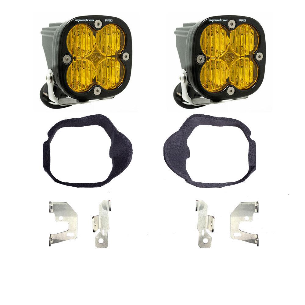 Mercedes Squadron Pro Fog Pocket Light Kit For Mercedes 2014-2018 Sprinter Van (Baja Amber)