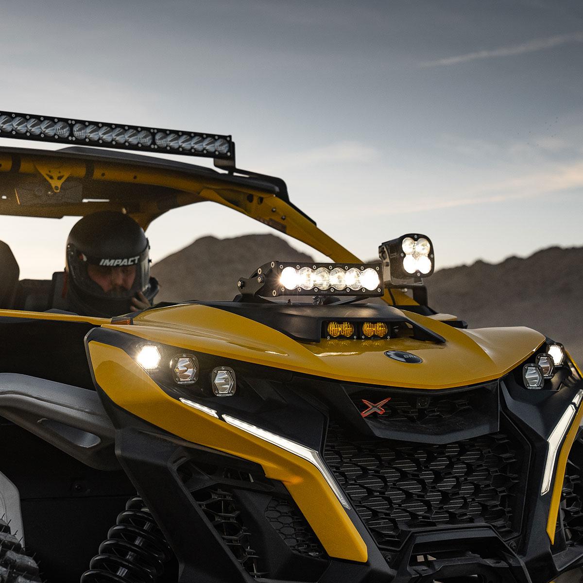 Can-Am, Maverick R, Clear 10 Inch OnX6+ Shock Tower Kit