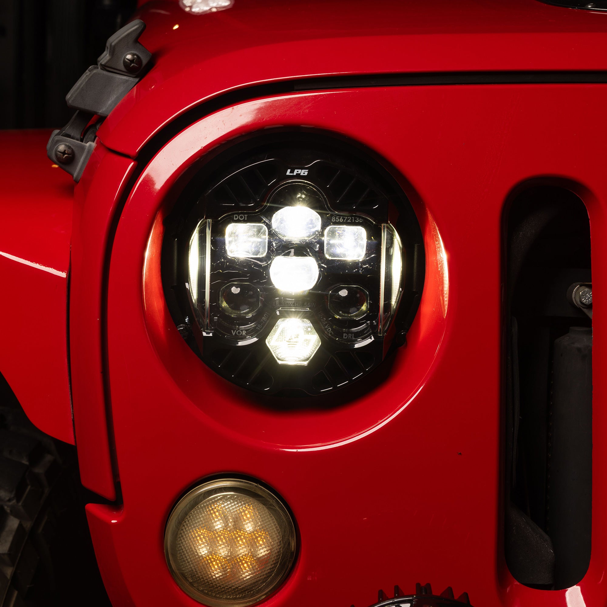 DOT LP6 Headlight Kit - 2007-2018 Jeep JK