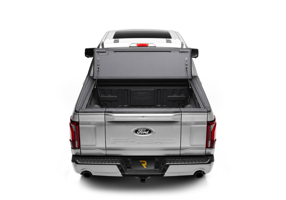 BAKFlip MX4 (GEN 3) Hard Folding Truck Bed Cover Matte Finish 2007-2021 Toyota Tundra 6 Foot 6 Inch Bed with Deck Rail System without Trail Special Edition Storage Boxes BAK