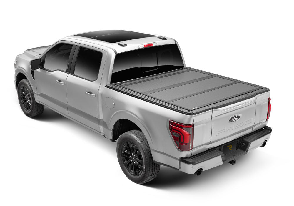 BAKFlip MX4 (GEN 3) Hard Folding Truck Bed Cover Matte Finish 2022-2026 Toyota Tundra 5 Foot 7 Inch Bed with or without Deck Rail System without Trail Special Edition Storage Boxes BAK