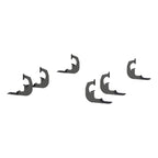 ARIES Mounting Brackets for 6" Oval Side Bars, 2019 Chevy/GMC Silverado/Sierra 1500 LD/Limited