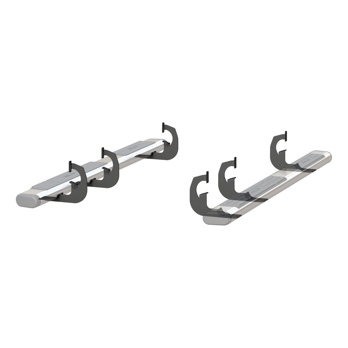 ARIES Mounting Brackets for 6" Oval Side Bars, 2019 Chevy/GMC Silverado/Sierra 1500 LD/Limited
