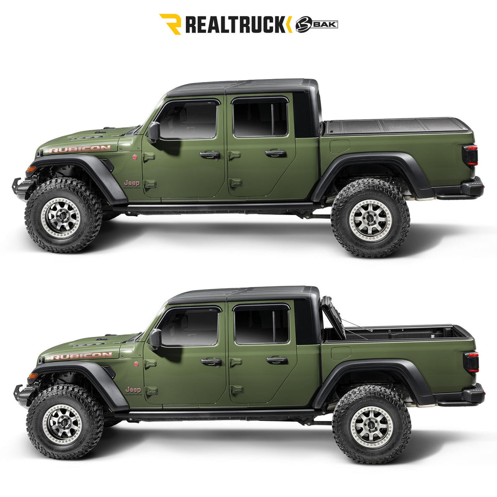 BAKFlip MX4 TS Hard Folding Truck Bed Cover 2019-2025 (New Body Style) Silverado/Sierra (without CarbonPro Bed) 5 Foot 9 Inch Bed BAK