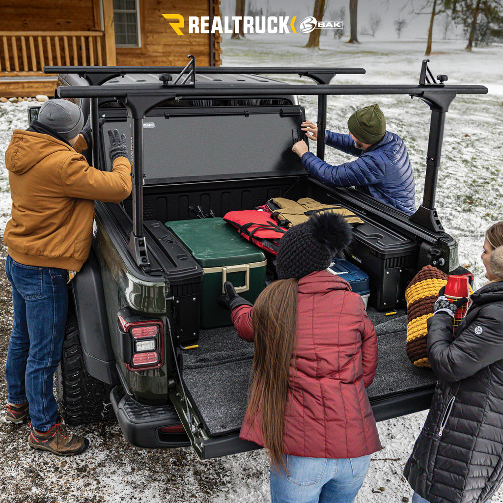 BAKFlip MX4 TS Hard Folding Truck Bed Cover 2019-2025 (New Body Style) Silverado/Sierra (without CarbonPro Bed) 5 Foot 9 Inch Bed BAK