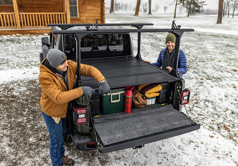 BAKFlip MX4 TS Hard Folding Truck Bed Cover 2020-2025 Silverado/Sierra 2500 HD/3500 HD 8 Foot 2 Inch Bed BAK