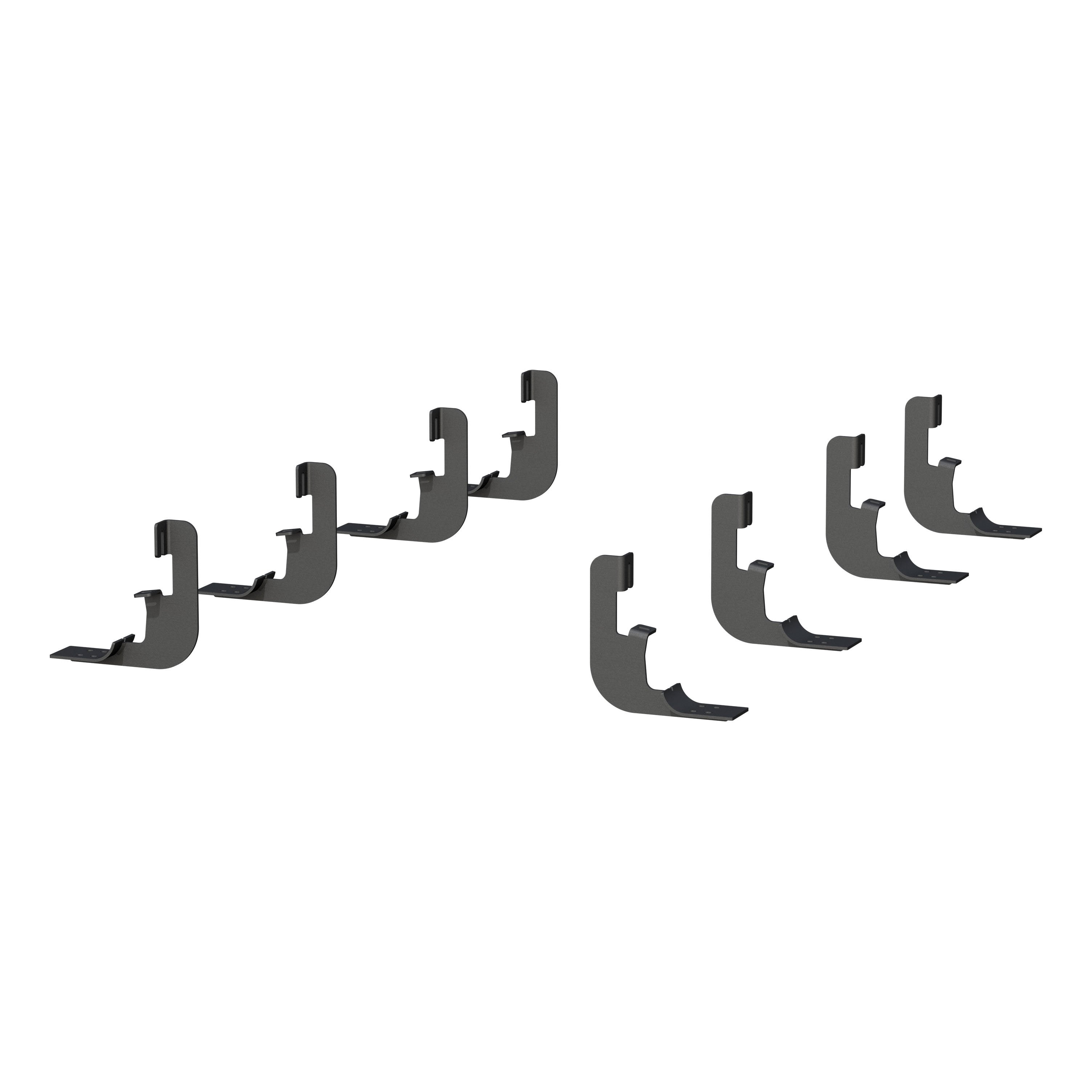 ARIES Mounting Brackets for 6" Oval Side Bars, 2019-2026 Chevy/GMC Silverado/Sierra 1500, 2020-2026 Chevy/GMC Silverado/Sierra 2500HD/3500HD