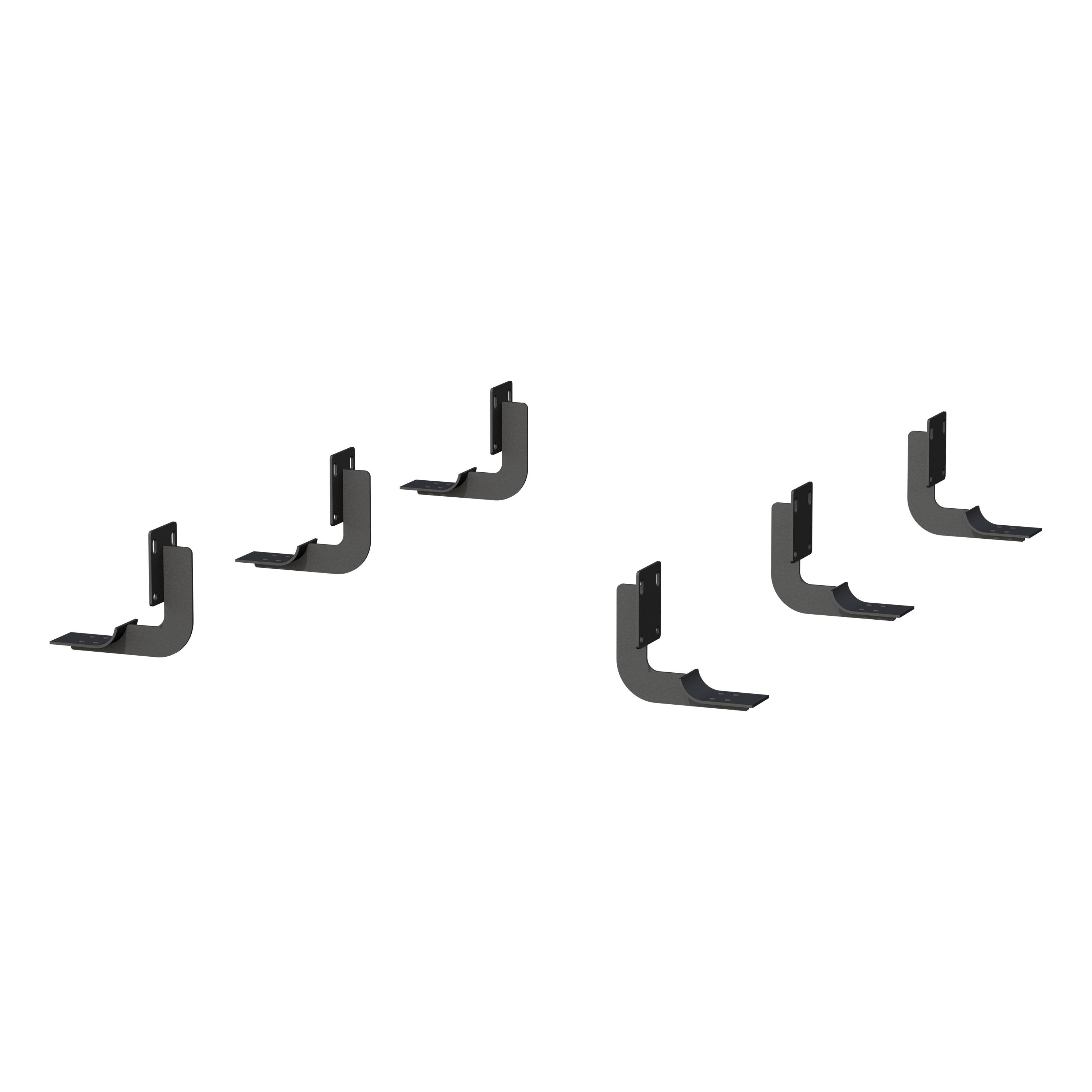 ARIES Mounting Brackets for 6" Oval Side Bars, 1999-2016 Ford F-250/F-350/F-450/F-550 Super Duty