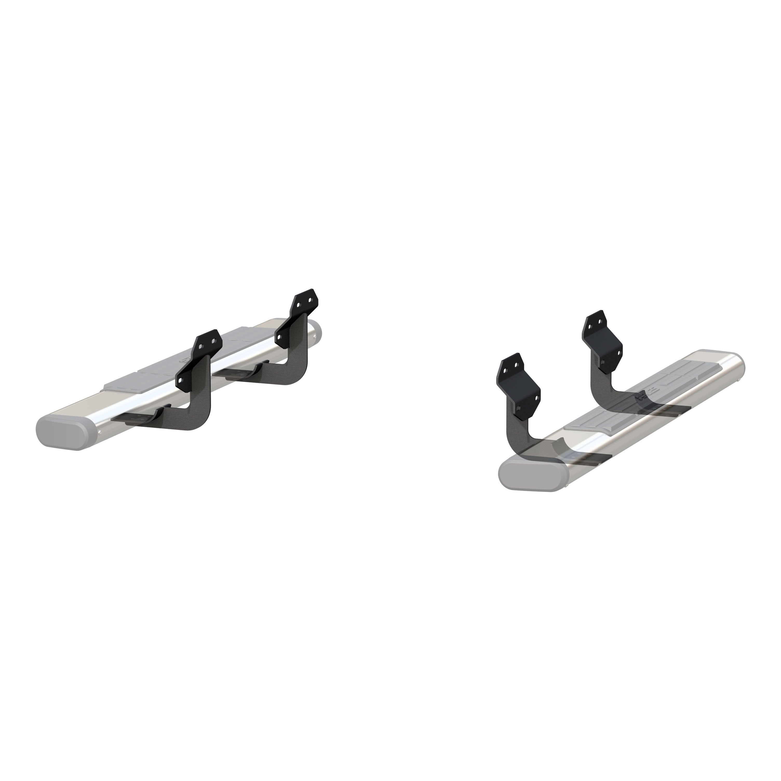 ARIES Mounting Brackets for 6" Oval Side Bars, 2015-2026 Ford F-150, 2017-2026 Ford F-250/F-350/F-450/F-550 Super Duty