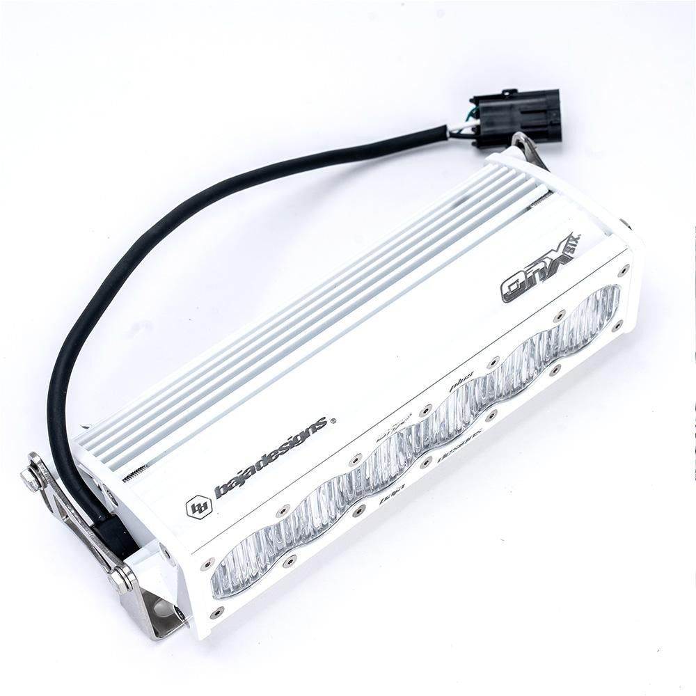 OnX6+ White Straight LED Light Bar (10 Inch; Driving/Combo; Clear)