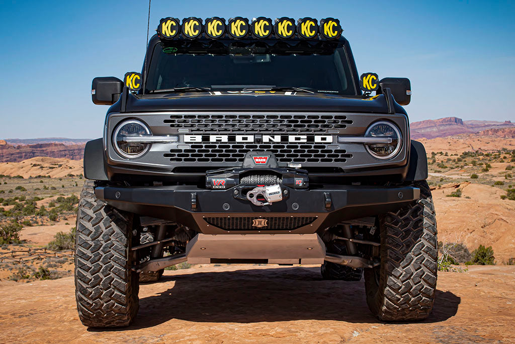 21-26 Ford Bronco Pro Series Front Winch Bumper ICON Impact Series Offroad Armor