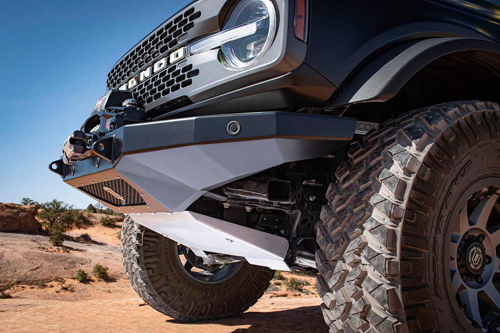 21-26 Ford Bronco Pro Series Front Winch Bumper ICON Impact Series Offroad Armor