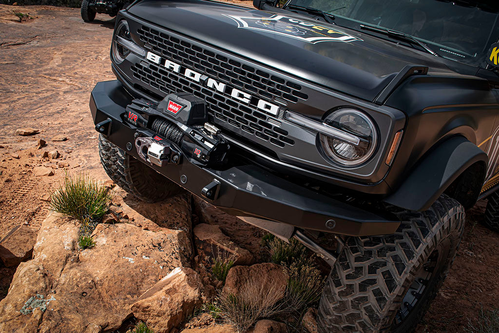 21-26 Ford Bronco Pro Series Front Winch Bumper ICON Impact Series Offroad Armor
