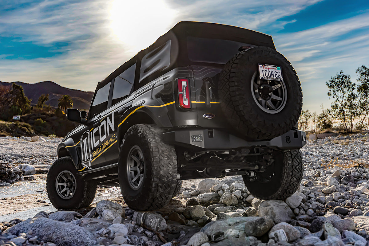 21-26 Ford Bronco Pro Series Rear Bumper ICON Impact Series Offroad Armor
