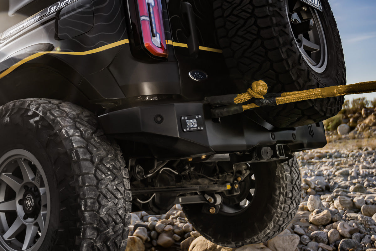 21-26 Ford Bronco Pro Series Rear Bumper ICON Impact Series Offroad Armor