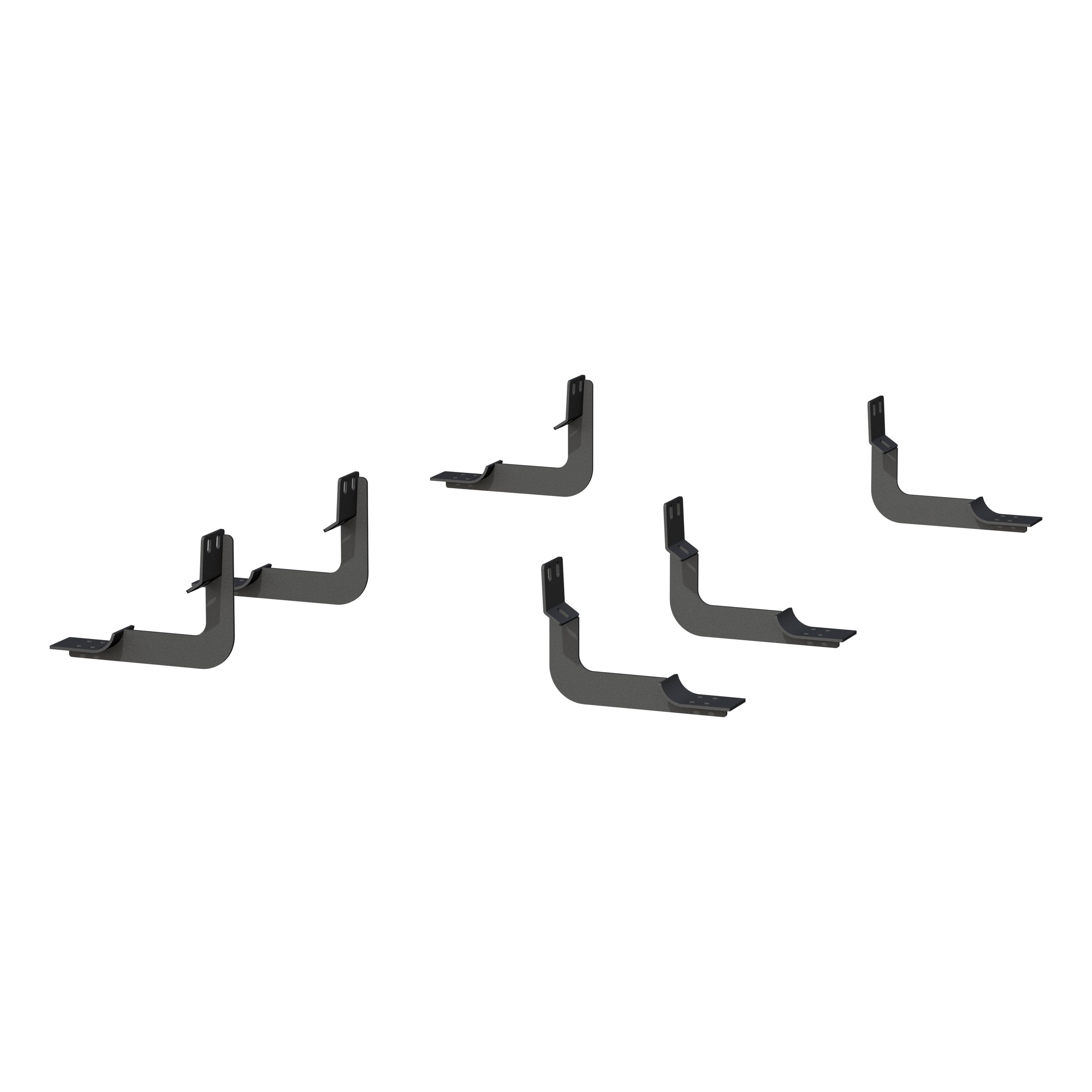 ARIES Mounting Brackets for 6" Oval Side Bars, 2016-2024 Nissan TITAN/TITAN XD