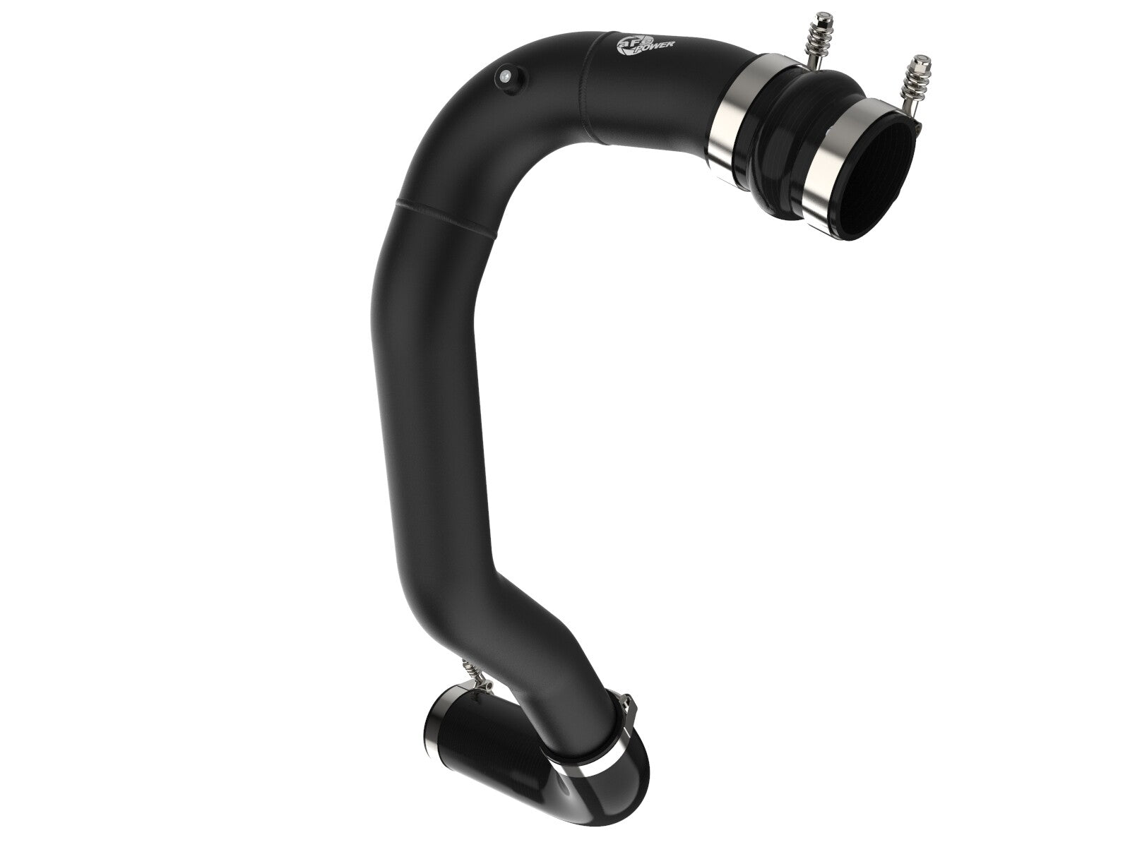 BladeRunner 3 Inch Aluminum Hot Charge Pipe Black Ford Diesel Trucks 08-10 V8-6.4L Turbo Diesel