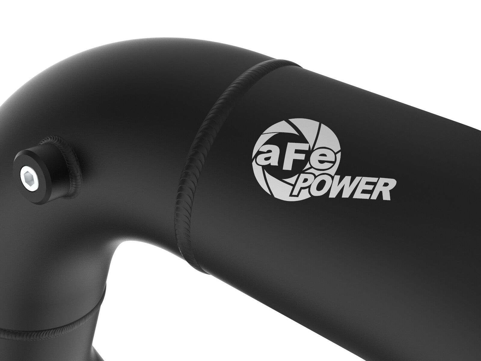 BladeRunner 3 Inch Aluminum Hot Charge Pipe Black Ford Diesel Trucks 08-10 V8-6.4L Turbo Diesel