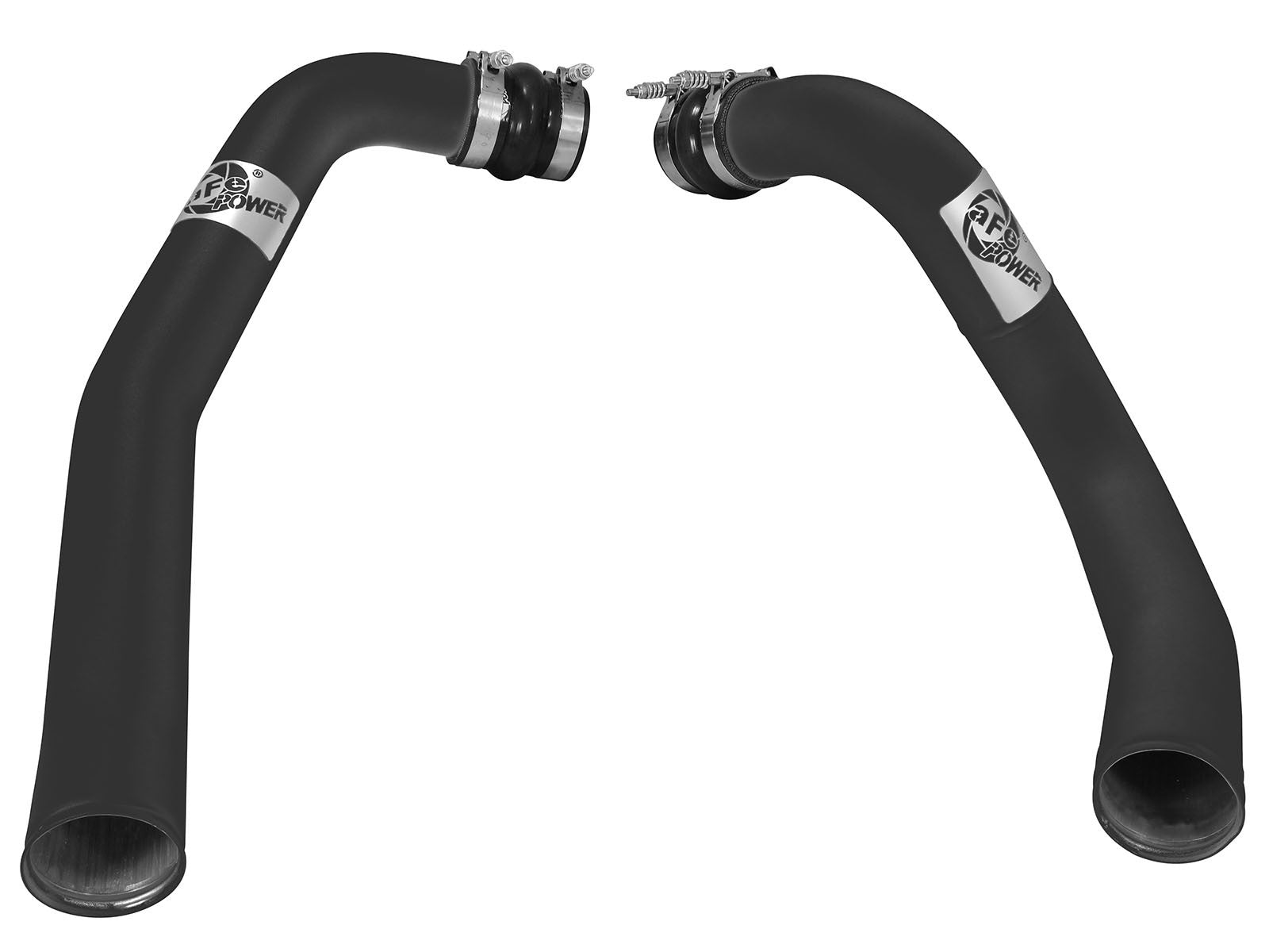 BladeRunner 3 Inch Aluminum Hot and Cold Charge Pipe Kit Black Ford Diesel Trucks 99-03 V8-7.3L Turbo Diesel