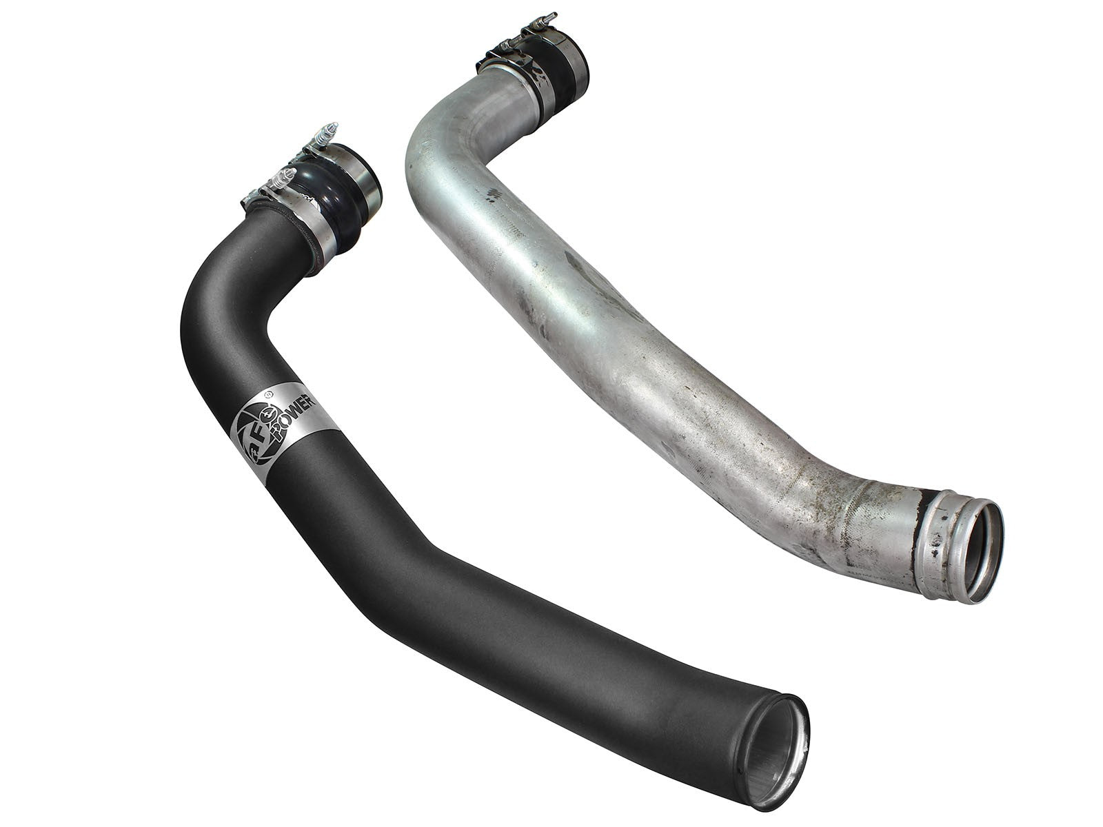 BladeRunner 3 Inch Aluminum Cold Charge Pipe Black Ford Diesel Trucks 99-03 V8-7.3L Turbo Diesel