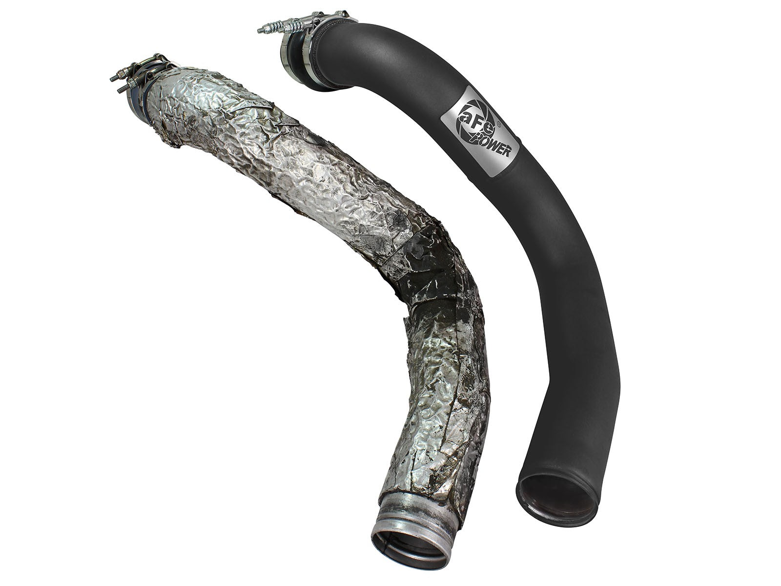 BladeRunner 3 Inch Aluminum Hot Charge Pipe Black Ford Diesel Trucks 99-03 V8-7.3L Turbo Diesel