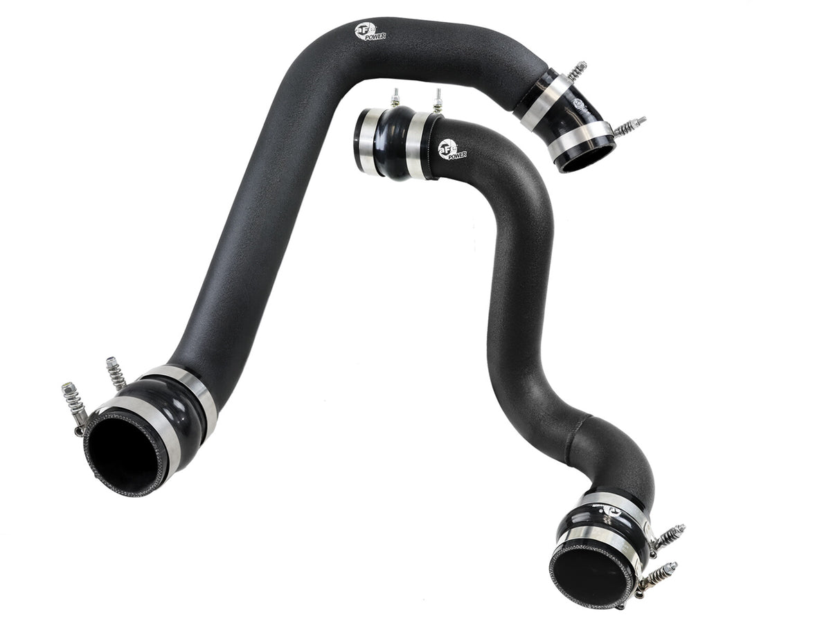 BladeRunner 3 Inch Aluminum Hot and Cold Charge Pipe Kit Black Ford Diesel Trucks 03-07 V8-6.0L Turbo Diesel