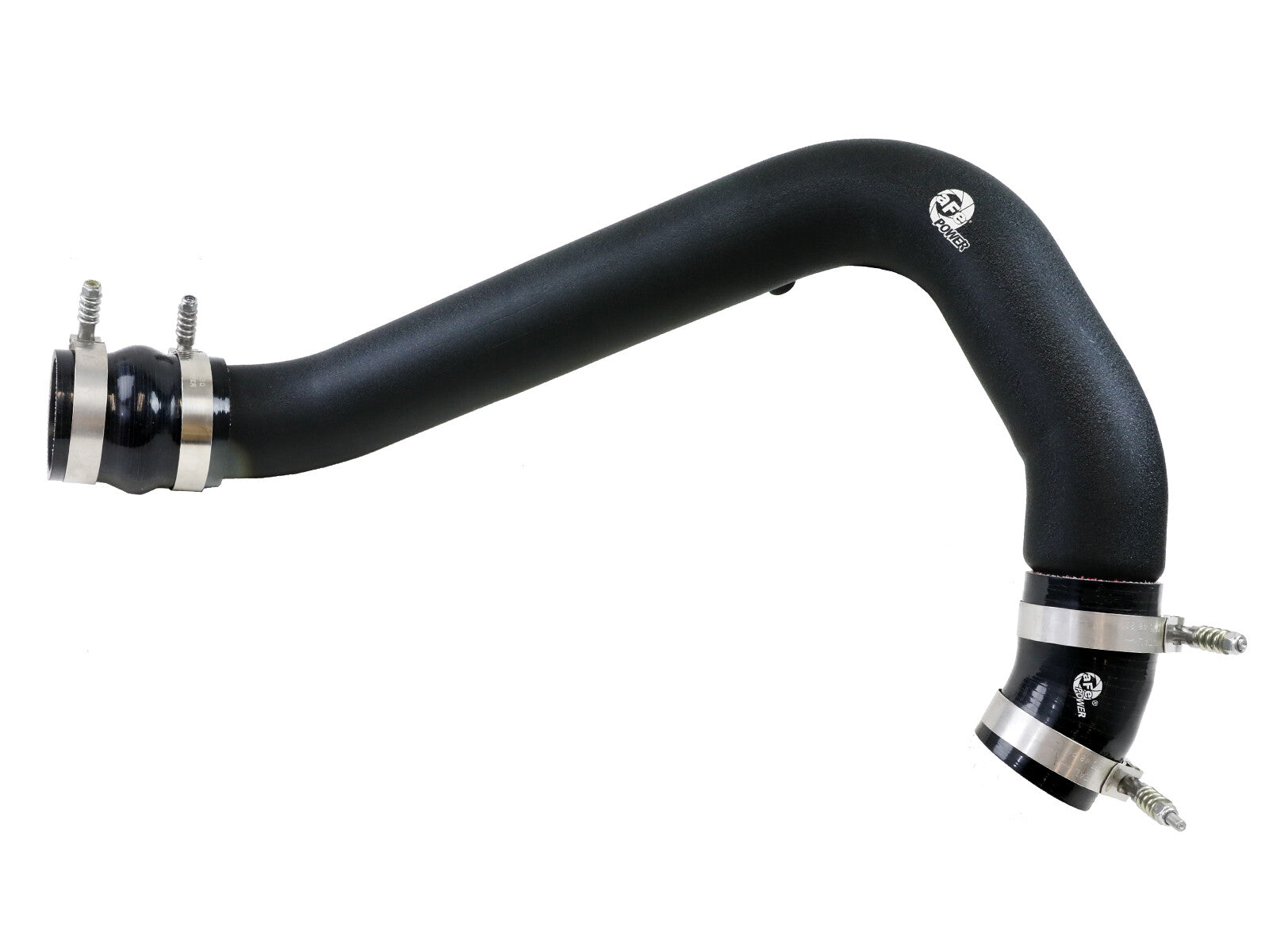 BladeRunner 3 Inch Aluminum Hot Charge Pipe Black Ford Diesel Trucks 03-07 V8-6.0L Turbo Diesel