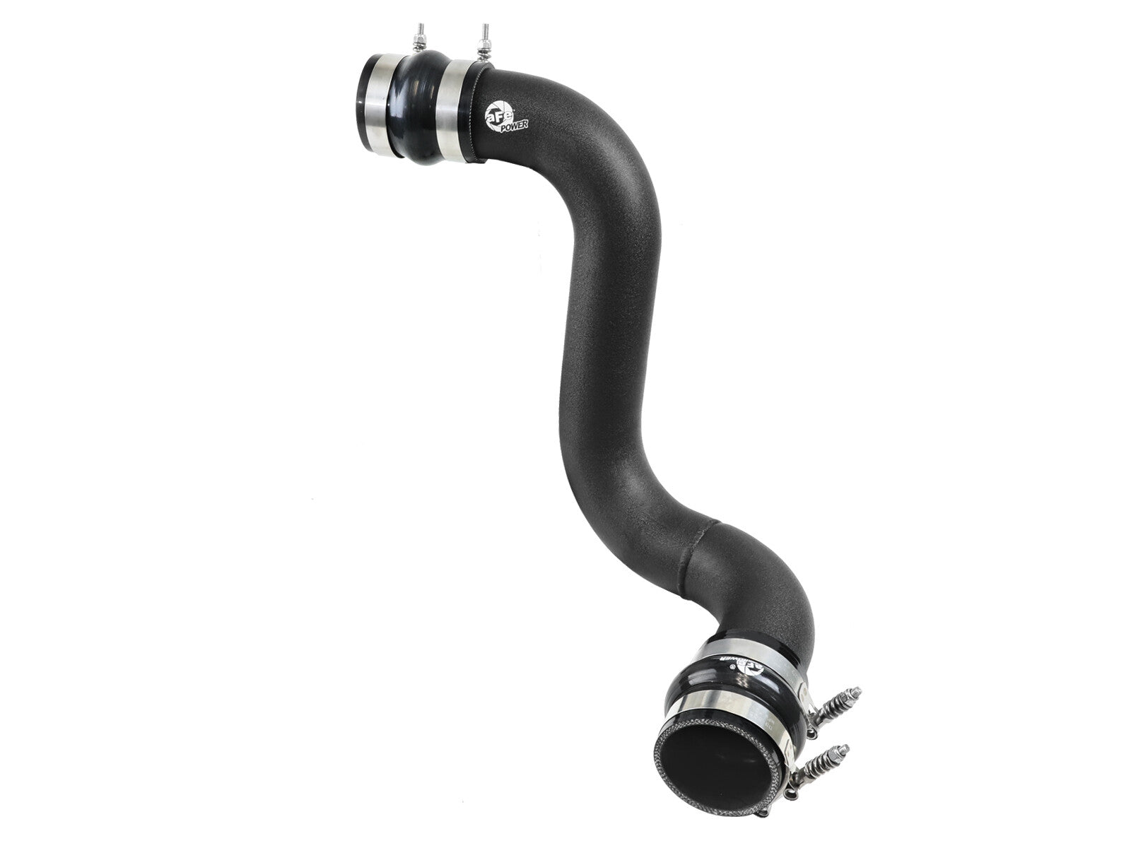 BladeRunner 3 Inch Aluminum Cold Charge Pipe Black Ford Diesel Trucks 03-07 V8-6.0L Turbo Diesel