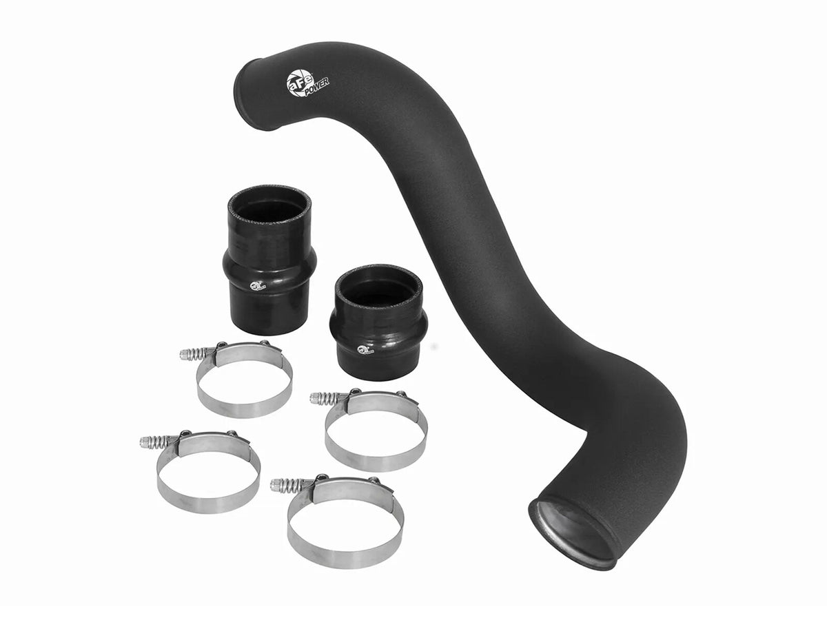 BladeRunner 3 Inch Aluminum Cold Charge Pipe Black Ford Diesel Trucks 03-07 V8-6.0L Turbo Diesel