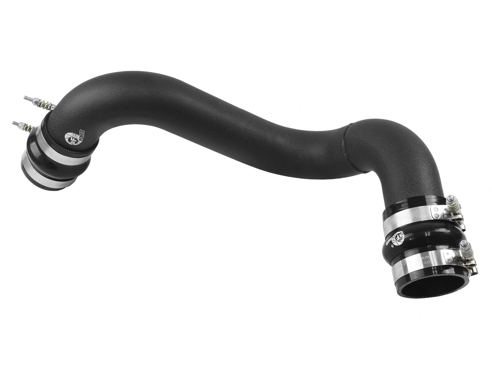 BladeRunner 3 Inch Aluminum Cold Charge Pipe Black Ford Diesel Trucks 03-07 V8-6.0L Turbo Diesel