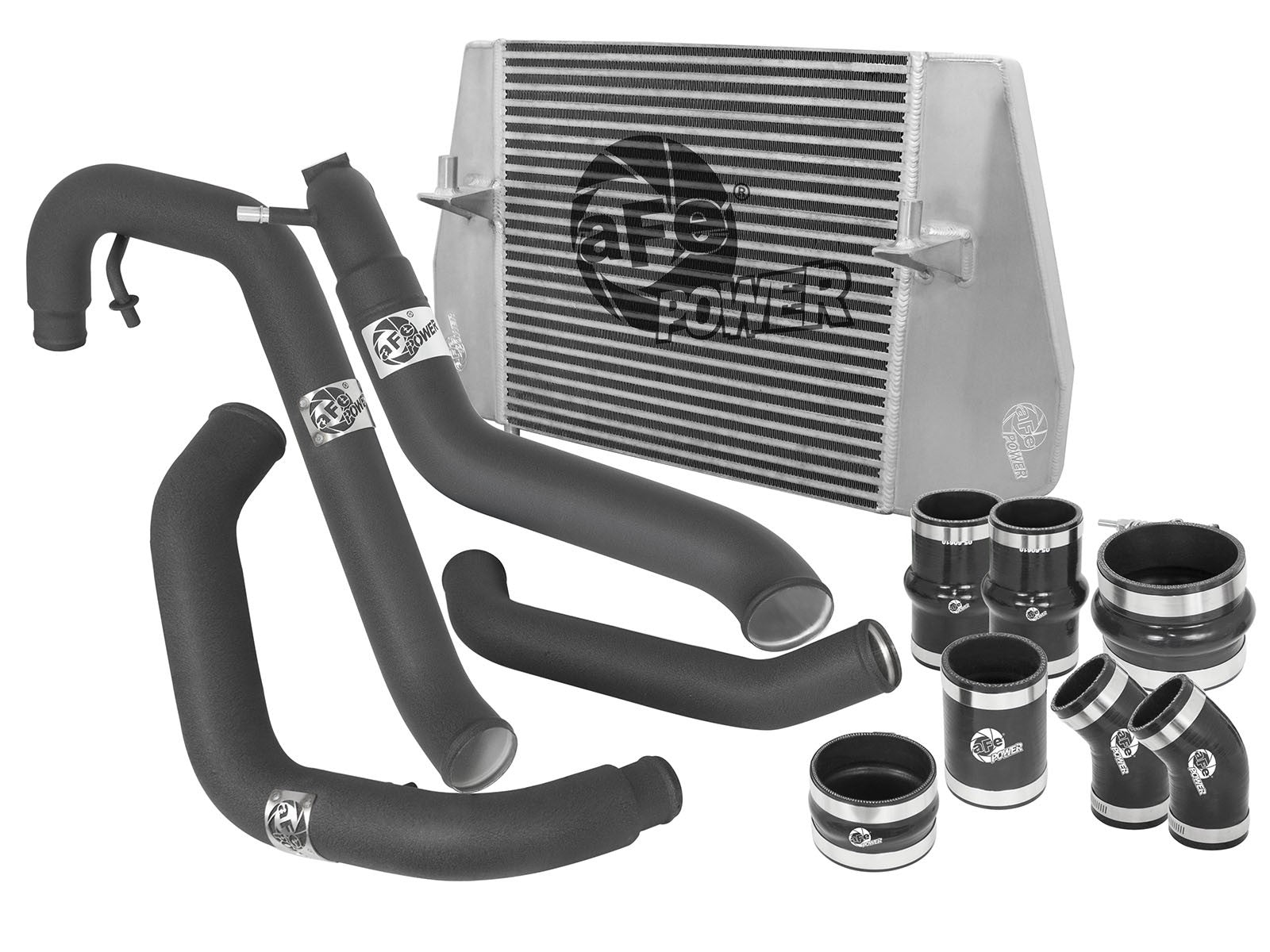 BladeRunner GT Series Intercooler Kit w/ Tubes Black Ford F-150 11-12 V6-3.5L Twin Turbo