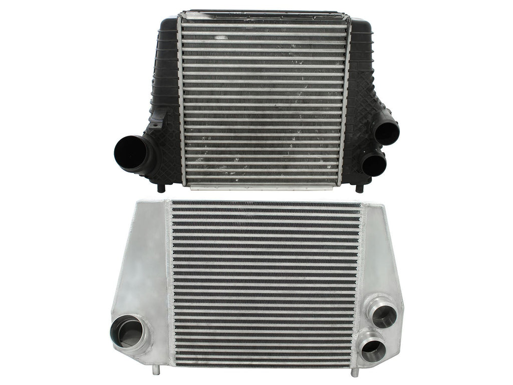 BladeRunner GT Series Intercooler Kit w/ Tubes Black Ford F-150 11-12 V6-3.5L Twin Turbo