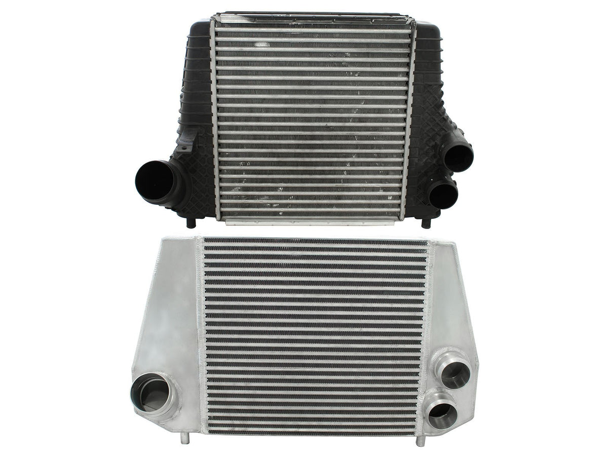 BladeRunner GT Series Intercooler Kit w/ Tubes Black Ford F-150 11-12 V6-3.5L Twin Turbo