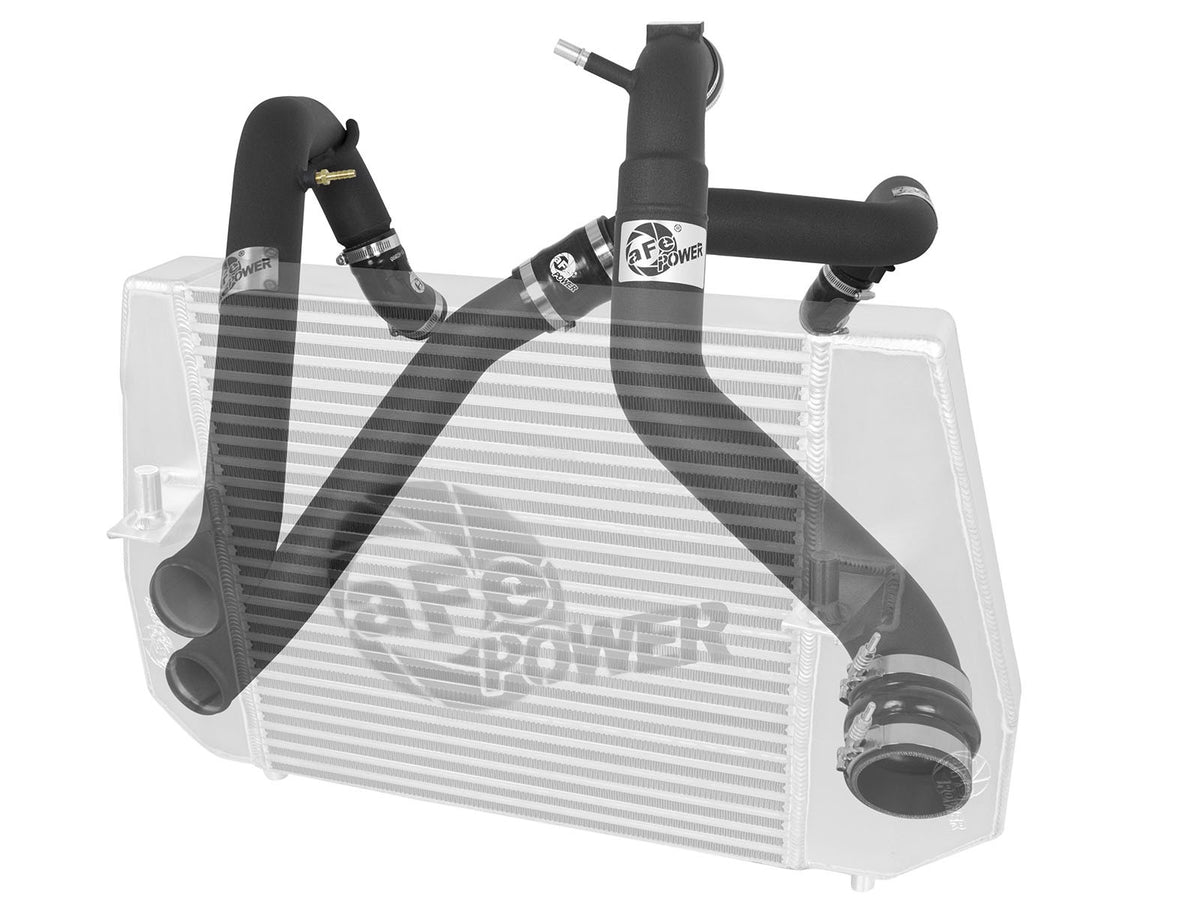 BladeRunner 3 Inch Aluminum Hot and Cold Charge Pipe Kit Black Ford F-150 11-14 V6-3.5L Twin Turbo