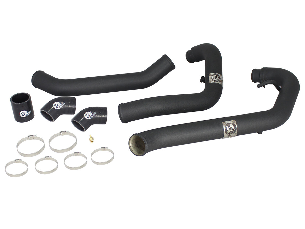 BladeRunner 2-1/2 Inch Aluminum Hot Charge Pipe Black Ford F-150 11-14 V6-3.5L Twin Turbo