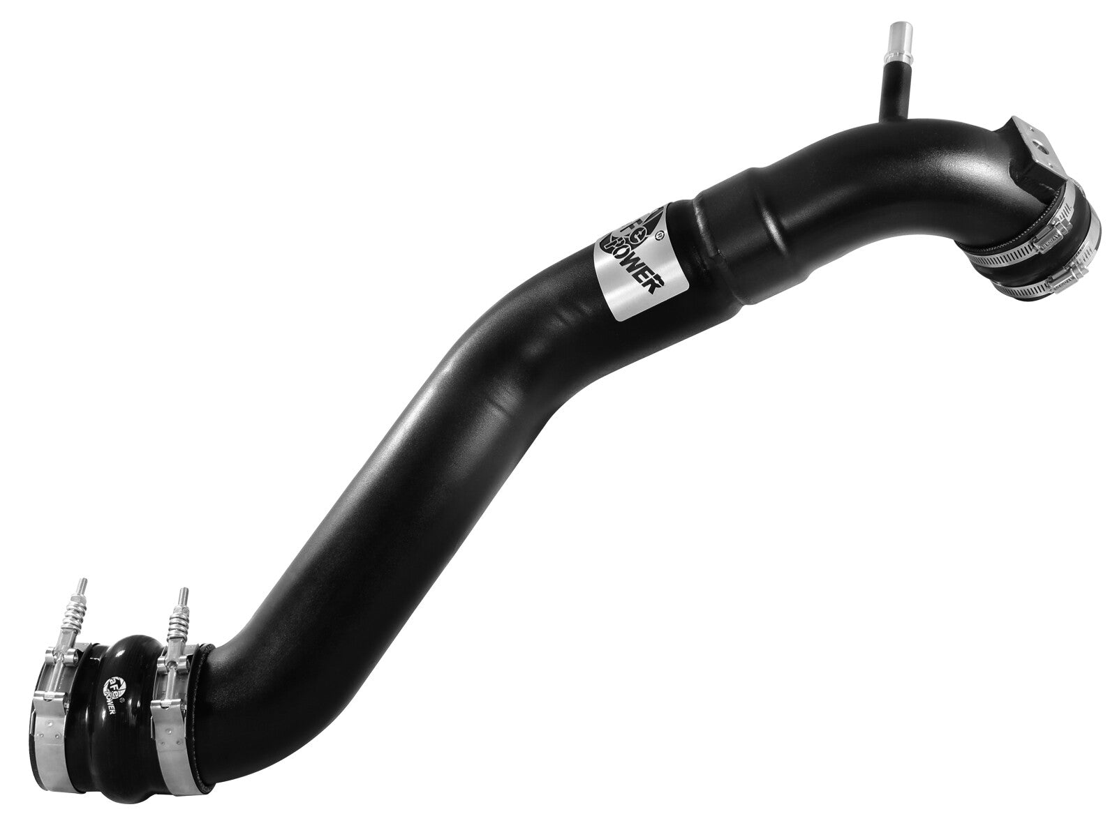 BladeRunner 3-1/2 Inch to 3 Inch Aluminum Cold Charge Pipe Black Ford F-150 11-14 V6-3.5L Twin Turbo