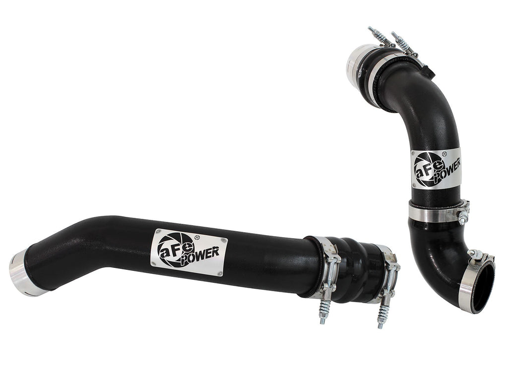 BladeRunner 3 Inch Aluminum Hot and Cold Charge Pipe Kit Black Ford Diesel Trucks 11-16 V8-6.7L Turbo Diesel